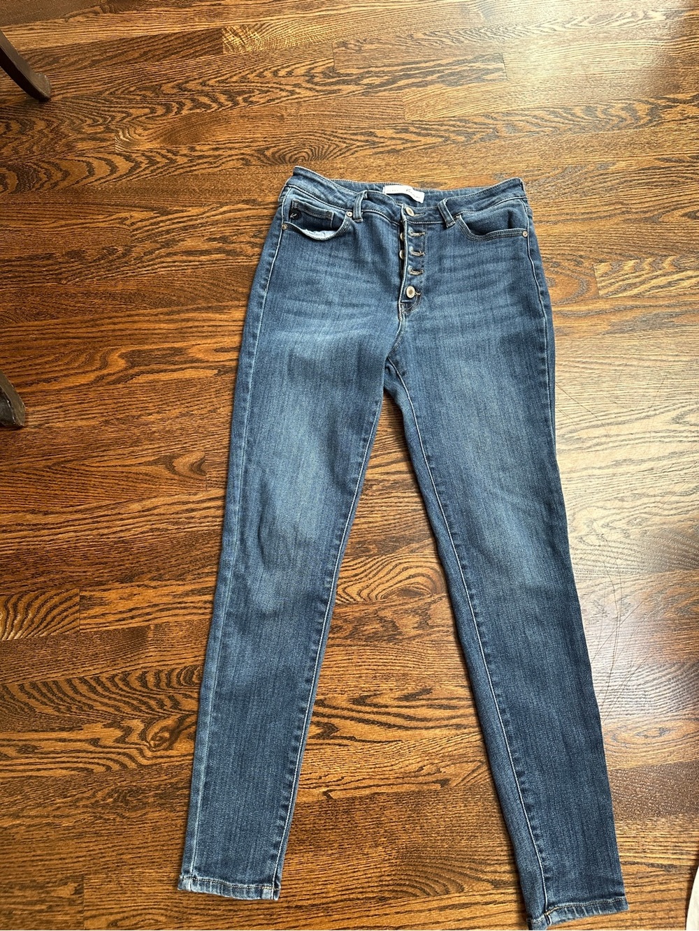 Kancan High-Rise Skinny Jeans — Medium Blue Wash